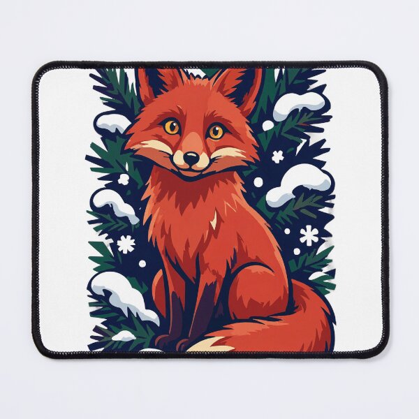 Item preview, Winter Fox in Snowy Pines - Woodland Wildlife Tee designed and sold by KERK Art and Design.