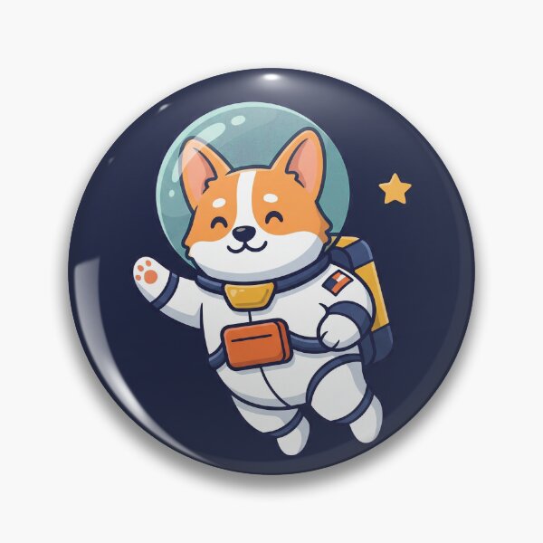 Item preview, Corgi Astronaut Floating in Space designed and sold by Rariks.