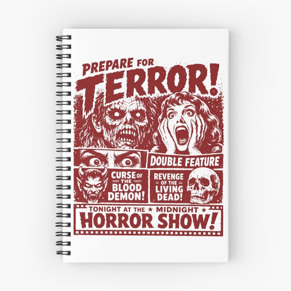 Item preview, Prepare for Terror Vintage Horror Movie Poster designed and sold by CreativeBrains7.