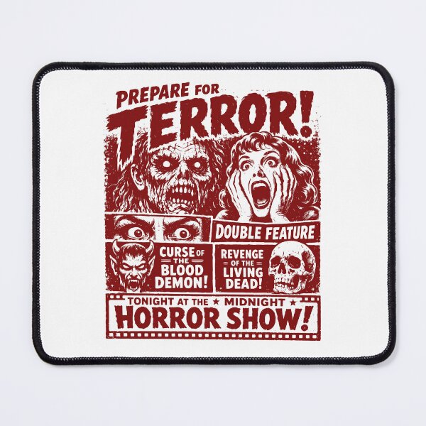 Item preview, Prepare for Terror Vintage Horror Movie Poster designed and sold by CreativeBrains7.
