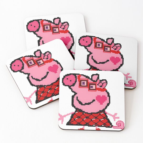 Item preview, Cursed Peppa Pig Meme Pixel Art designed and sold by AMatzumotOO.