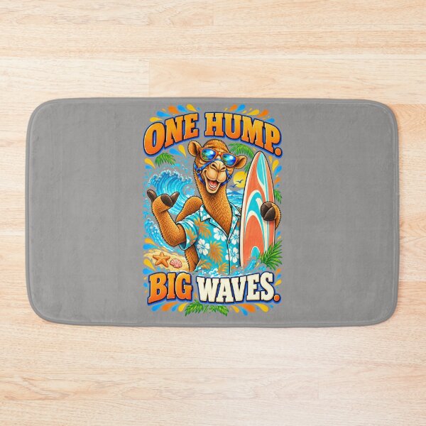 Item preview, One Hump. Big Waves – Funny Lifestyle and Pets T-Shirt – Funny Camel T-Shirt Animal Graphic Camel T-Shirt designed and sold by Camel & Quirk.