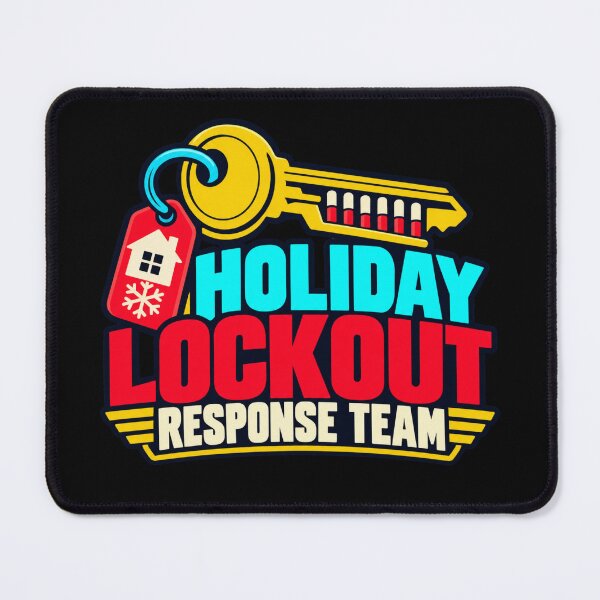 Item preview, Holiday Lockout Response Team Locksmith Christmas Humor designed and sold by DreamLayerStudio.