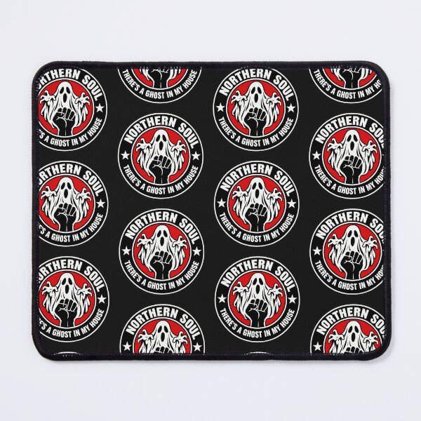 Item preview, Northern Soul Ghost Fist Retro Music Badge designed and sold by Tee-Shirt-Topia.