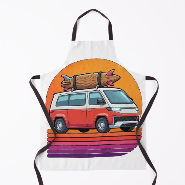 Item preview, Retro Future Surf Van Aesthetic designed and sold by ODDSHIFT STUDIO.