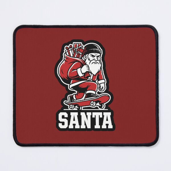 Item preview, Cool Skater Santa Riding Skateboard Christmas Streetwear Graphic designed and sold by KiwiRider.