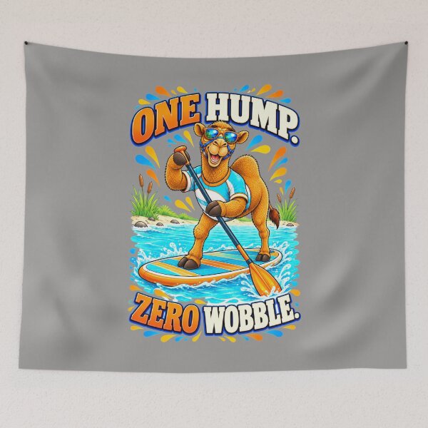 Item preview, One Hump. Zero Wobble – Funny Lifestyle and Pets T-Shirt – Funny Camel T-Shirt Animal Graphic Camel T-Shirt designed and sold by Camel & Quirk.