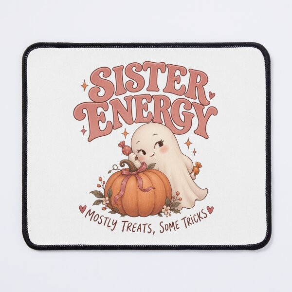 Item preview, Sister Energy Mostly Treats Some Tricks Halloween designed and sold by PhylonBoxx.