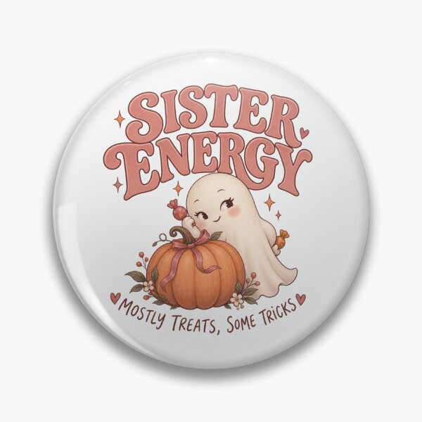 Item preview, Sister Energy Mostly Treats Some Tricks Halloween  designed and sold by PhylonBoxx.