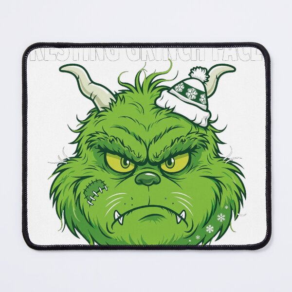 Item preview, "Resting Grinch Face" Funny Christmas T-Shirt | Holiday Tee designed and sold by BellaDiosa.