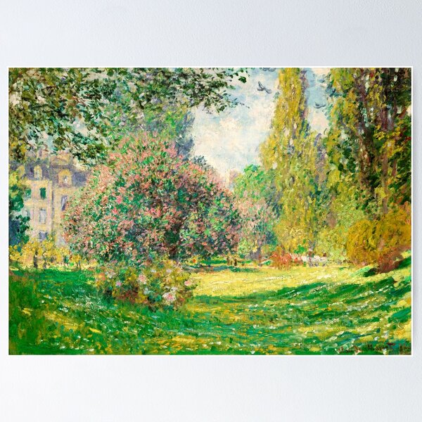 Item preview, Vintage Art Reproduction: Landscape, The Parc Monceau designed and sold by The Real Victorian.