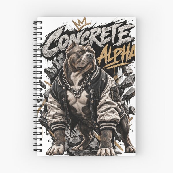 Item preview, Urban Concrete Alpha Pitbull Graffiti Chain Streetwear Apparel designed and sold by Drifka.