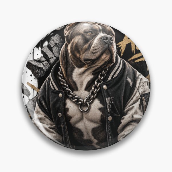 Item preview, Urban Concrete Alpha Pitbull Graffiti Chain Streetwear Apparel designed and sold by Drifka.