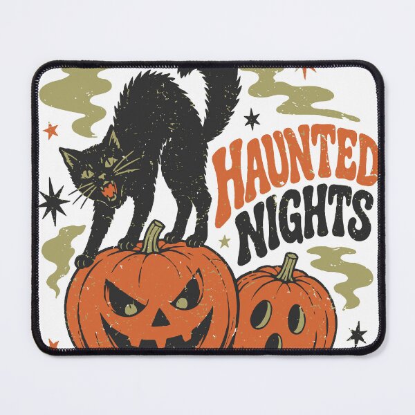 Item preview, Haunted Nights Black Cat Jack O Lantern Halloween designed and sold by CreativeBrains7.