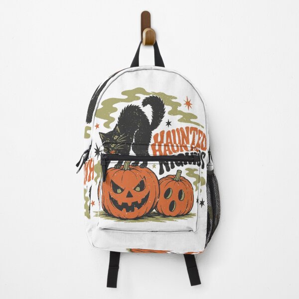 Item preview, Haunted Nights Black Cat Jack O Lantern Halloween designed and sold by CreativeBrains7.