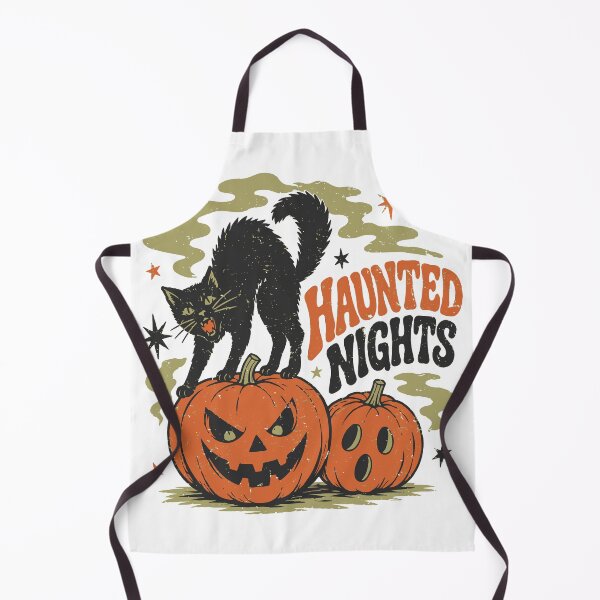 Item preview, Haunted Nights Black Cat Jack O Lantern Halloween designed and sold by CreativeBrains7.