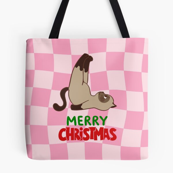 Item preview, Cute Siamese Cat Merry Christmas Holiday Art designed and sold by stormk10.