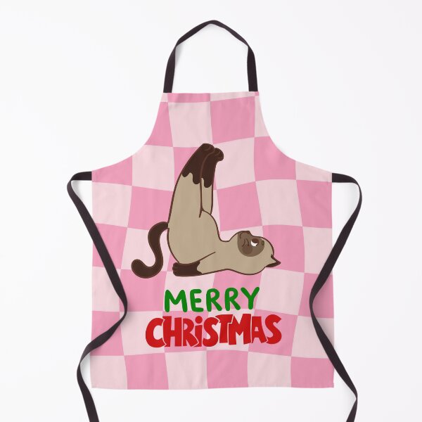 Item preview, Cute Siamese Cat Merry Christmas Holiday Art designed and sold by stormk10.