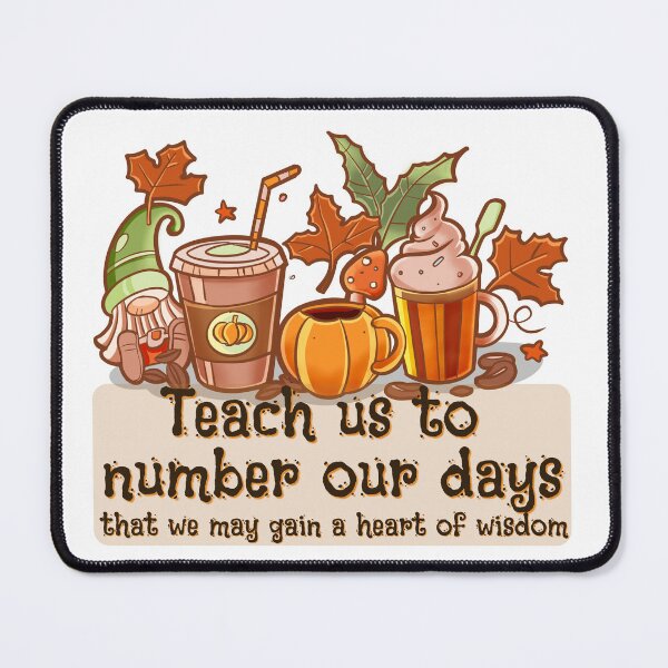 Item preview, Teach us to Number our Days (Pumpkin Spice) designed and sold by stella literarium.