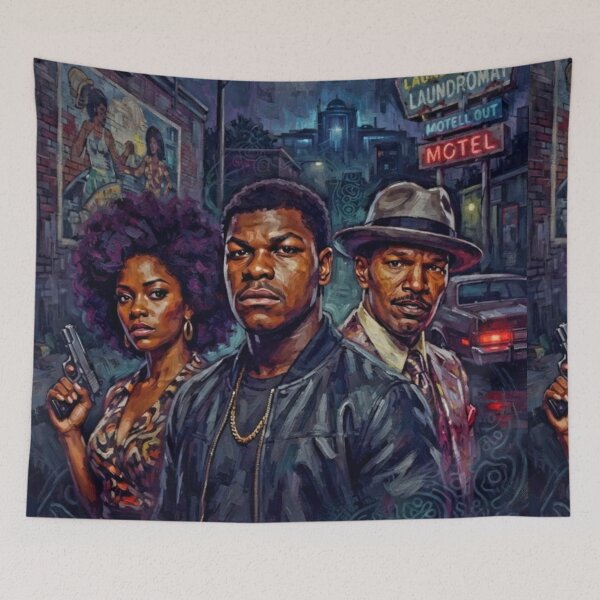 Item preview, They Cloned Tyrone Sci-Fi Mystery Fine Art Tribute designed and sold by Art's Diner.