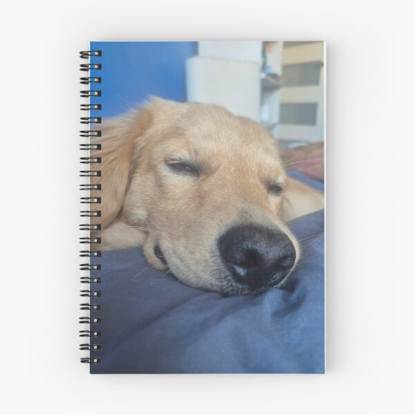Item preview, Adorable Sleeping Golden Retriever Dog Portrait designed and sold by VelvetAsiaArt.