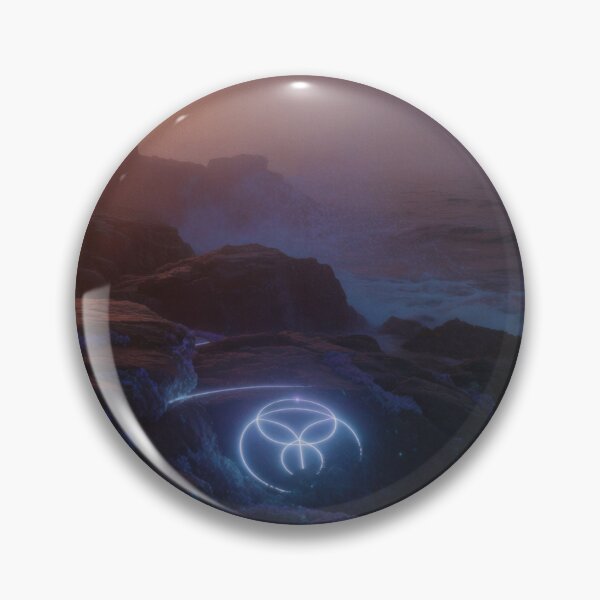 Item preview, Glowing Sacred Symbol On Alien Rocky Shore designed and sold by monkeybusiness.pt.