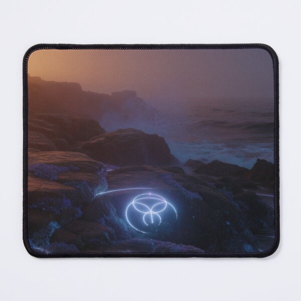 Item preview, Glowing Sacred Symbol On Alien Rocky Shore designed and sold by monkeybusiness.pt.