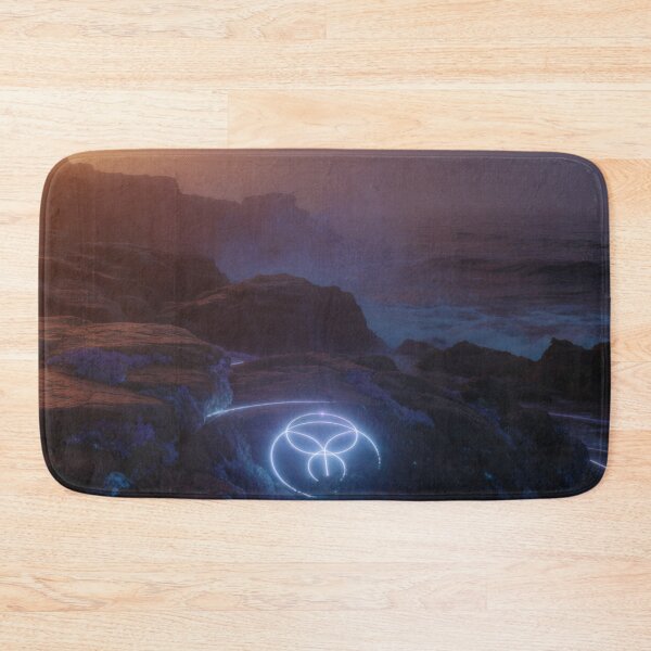 Item preview, Glowing Sacred Symbol On Alien Rocky Shore designed and sold by monkeybusiness.pt.