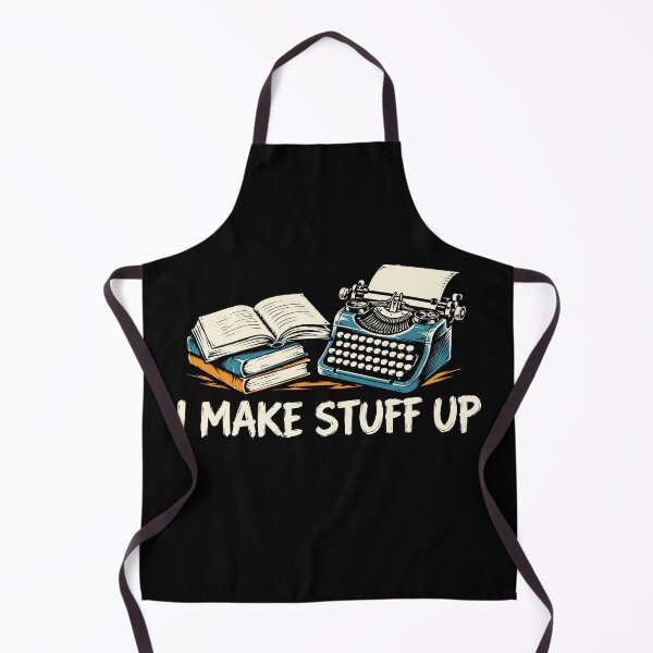 Item preview, I Make Stuff Up Writer Author Novelist Typewriter Book Writing designed and sold by tmerchtrends.