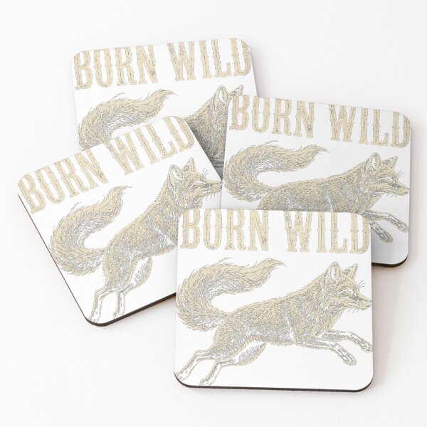 Item preview, Born Wild T-Shirt – Vintage Distressed Fox Tee, Wildlife Gift designed and sold by Worn and Witty.