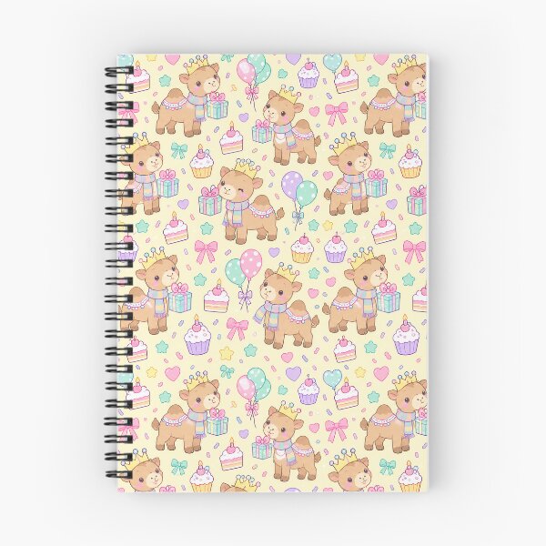 Item preview, Cute Birthday Baby Camel Pastel Kawaii Party Pattern designed and sold by Soft Berry Studio.