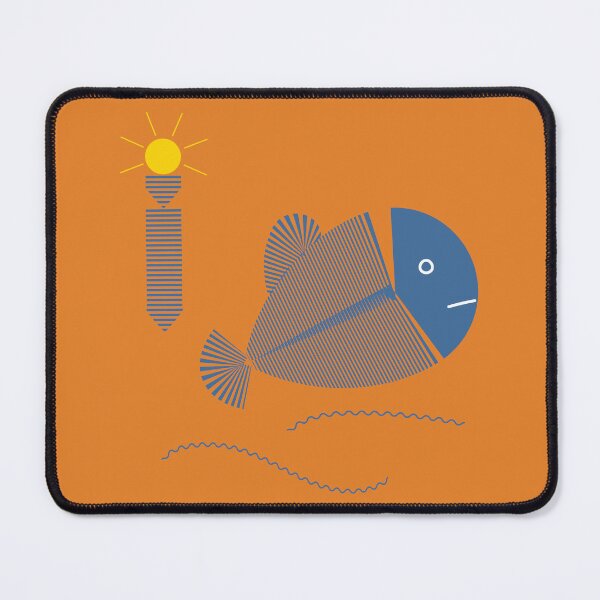 Item preview, Geometric Abstract Deep Sea Fish designed and sold by photossmirnov.