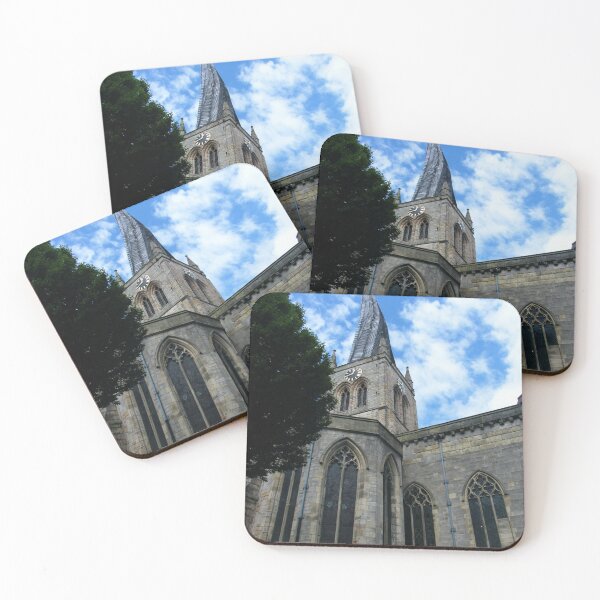 Item preview, The Iconic Crooked Spire of Chesterfield Parish Church designed and sold by Astute-Artio-Photography.