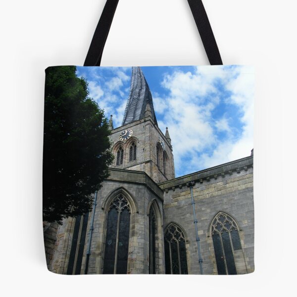 Item preview, The Iconic Crooked Spire of Chesterfield Parish Church designed and sold by Astute-Artio-Photography.