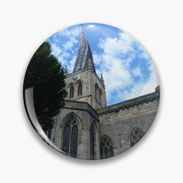 Item preview, The Iconic Crooked Spire of Chesterfield Parish Church designed and sold by Astute-Artio-Photography.