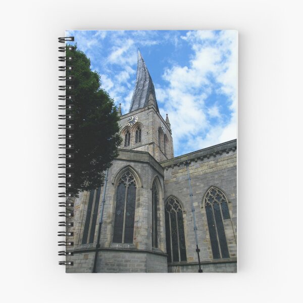 Item preview, The Iconic Crooked Spire of Chesterfield Parish Church designed and sold by Astute-Artio-Photography.