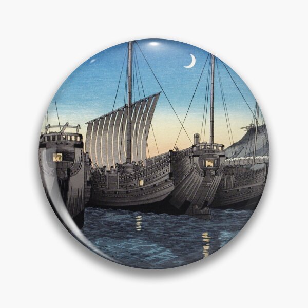 Item preview, Junks in Inatori Bay, Izu by Takahashi Hiroaki, 1926 designed and sold by Exhumed Archives.