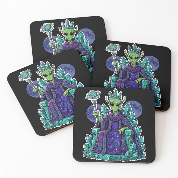 Item preview, Alien King Crystal Throne Art designed and sold by Gangster-Design.