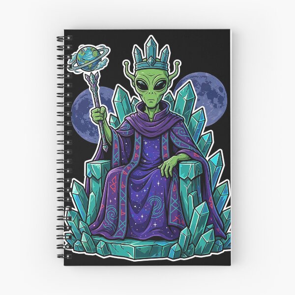 Item preview, Alien King Crystal Throne Art designed and sold by Gangster-Design.