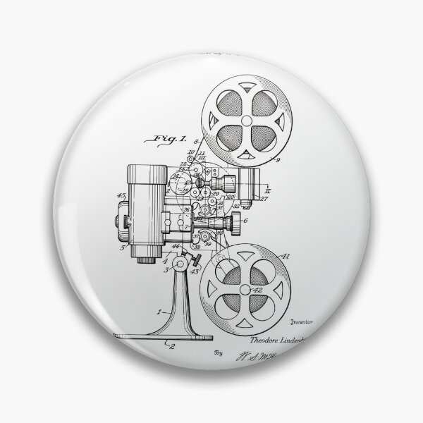 Item preview, Vintage Projector Patent – Retro Technical Illustration designed and sold by VeroCura.