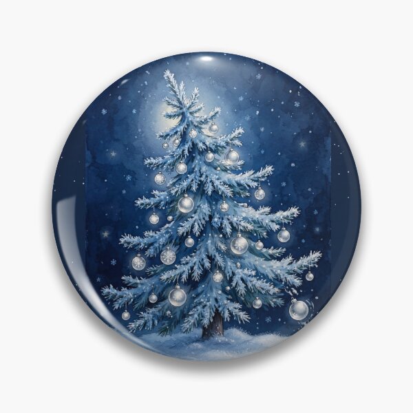 Item preview, Oh Christmas Tree Funny Blue Christmas Sticker designed and sold by MojoHill.