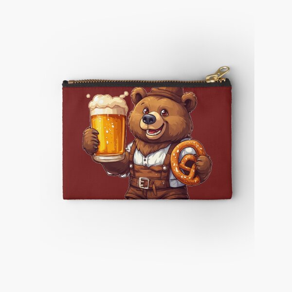 Item preview, Cute Oktoberfest Bear with Beer and Pretzel designed and sold by Digital Design Art.