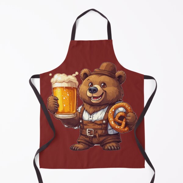 Item preview, Cute Oktoberfest Bear with Beer and Pretzel designed and sold by Digital Design Art.