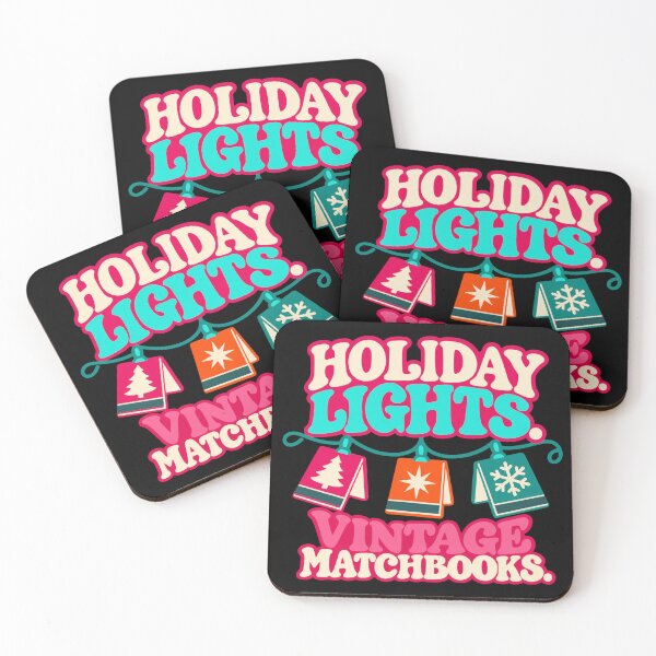 Item preview, Holiday Lights Vintage Matchbooks Ephemera Collector Christmas designed and sold by DreamLayerStudio.