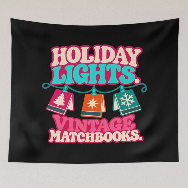 Item preview, Holiday Lights Vintage Matchbooks Ephemera Collector Christmas designed and sold by DreamLayerStudio.