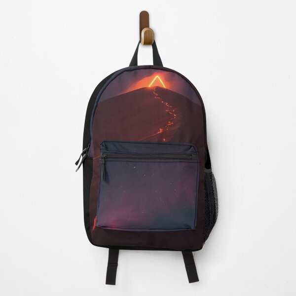 Item preview, Glowing Neon Triangle Over Dark Sand Dunes designed and sold by monkeybusiness.pt.