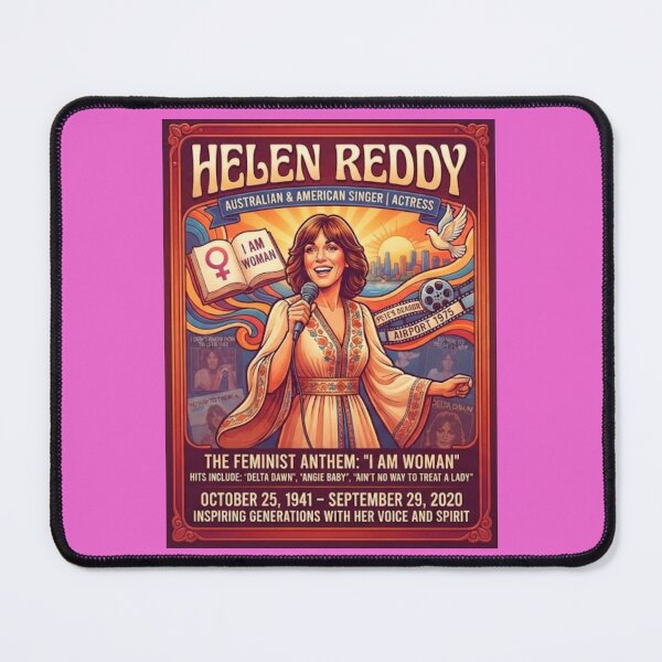 Item preview, Póster retro de Helen Reddy designed and sold by Halifaxartguy.