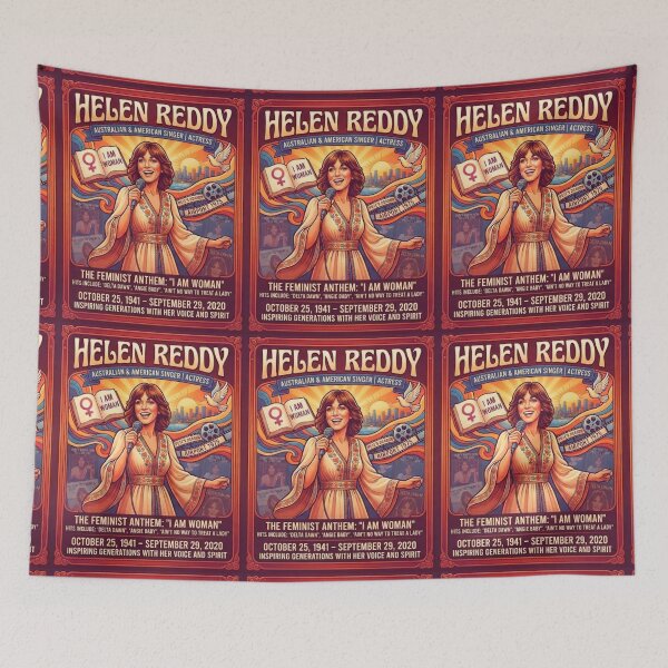 Item preview, Retro Helen Reddy Poster designed and sold by Halifaxartguy.