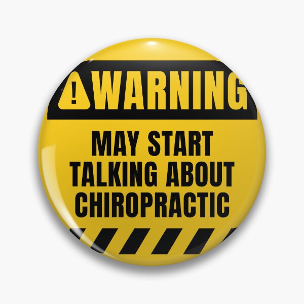 Item preview, Chiropractic Warning Sign designed and sold by MaryAller.