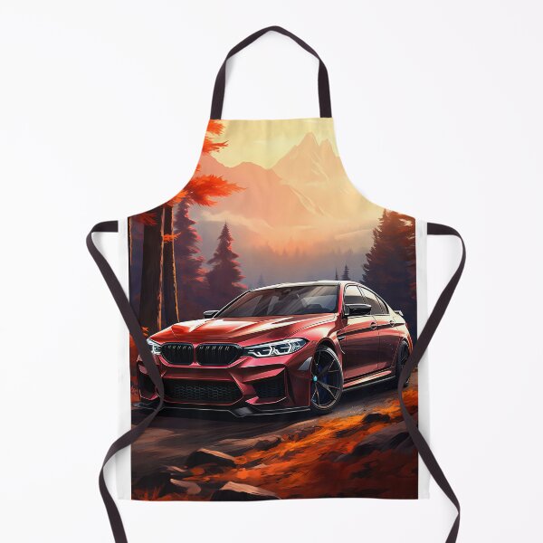 Item preview, Red Performance Sedan in Autumn Mountain Forest designed and sold by RevUpDesign.